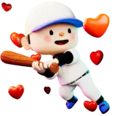 Batting Cutie TikTok Gift WebP