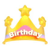 Birthday Crown TikTok Gift WebP