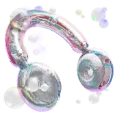 Bubble Headphones TikTok Gift WebP