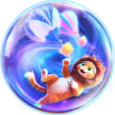 Cub on Clouds TikTok Gift WebP