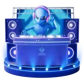 DJ Alien TikTok Gift WebP