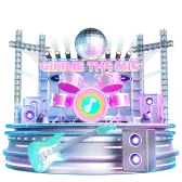 Dynamic Music TikTok Gift WebP