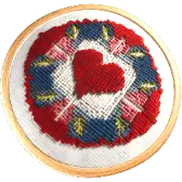 Embroidered Heart TikTok Gift WebP
