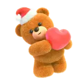 Festive Bear TikTok Gift WebP