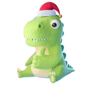 Festive Tiny Diny TikTok Gift WebP