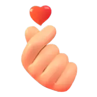 Finger Heart TikTok Gift WebP