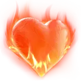Flame heart TikTok Gift WebP