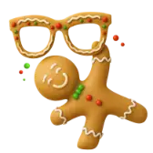 Gingerbread man TikTok Gift WebP