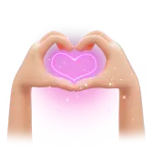 Hand Heart TikTok Gift WebP