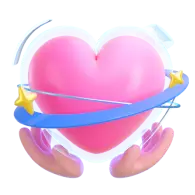 Hand Hearts TikTok Gift WebP