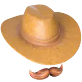 Hat and Mustache TikTok Gift WebP