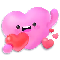 Hearts TikTok Gift WebP