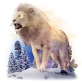 Holiday Lion TikTok Gift WebP
