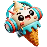 Ice Cream Mic TikTok Gift WebP