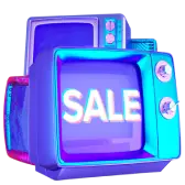 Illuminated TV TikTok Gift WebP