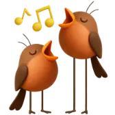 Melodic birds TikTok Gift WebP