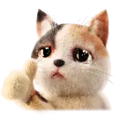 Meowthumbs Up TikTok Gift WebP
