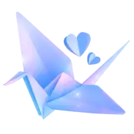 Paper Crane TikTok Gift WebP