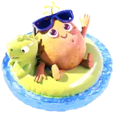 Potato floating TikTok Gift WebP