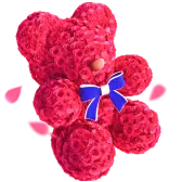 Rose Bear TikTok Gift WebP
