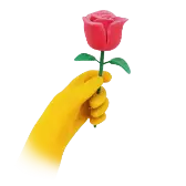 Rose Hand TikTok Gift WebP