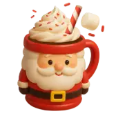 Santa Cocoa TikTok Gift WebP
