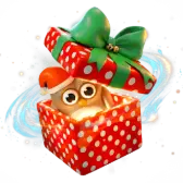 Santa Owl Surprise TikTok Gift WebP