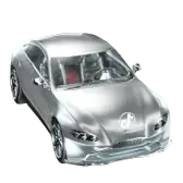 Silver Sports Car TikTok Gift WebP