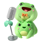 Singing frogs TikTok Gift WebP