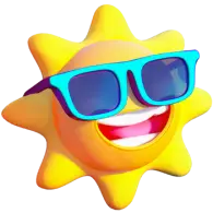 Summer sun TikTok Gift WebP