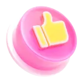 Thumbs Up TikTok Gift WebP