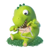 Tiny Diny on Triangle TikTok Gift WebP