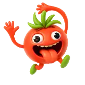 Tom the Tomato TikTok Gift WebP
